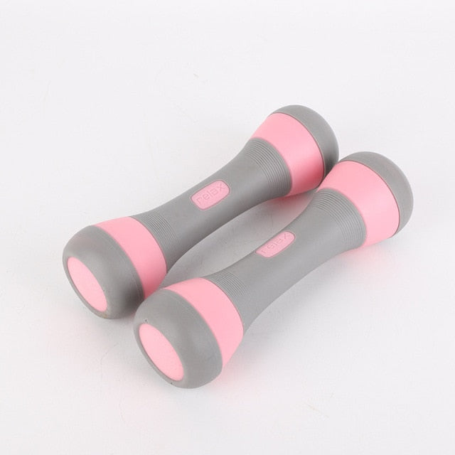 Adjustable heavy rubber dumbbells