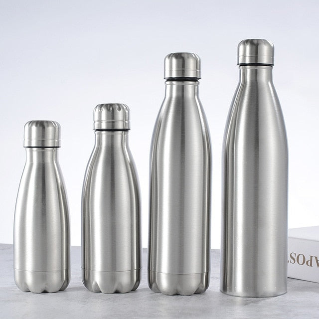 500/1000ml Stainless Steel Water Bottle