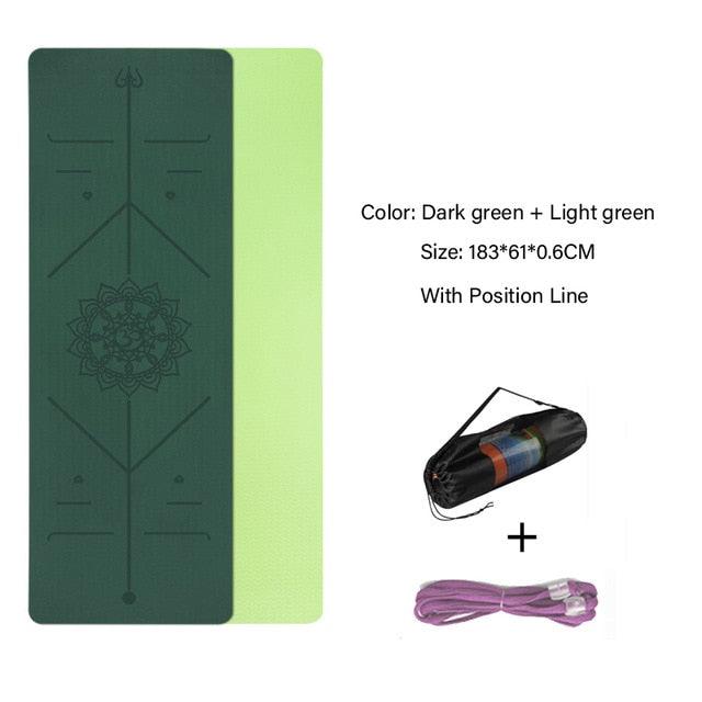 Double Layer Non-Slip Yoga Exercise Pad - Medibolic