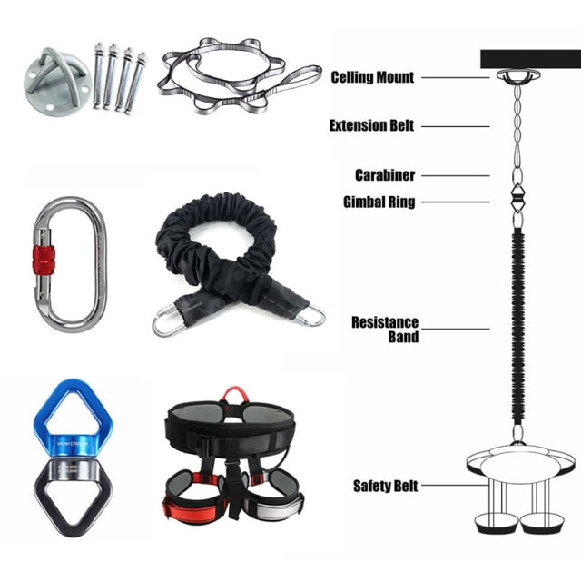 Resistance Band Set Workout Fitness