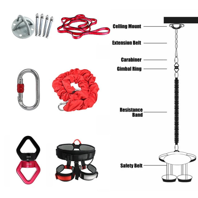 Resistance Band Set Workout Fitness