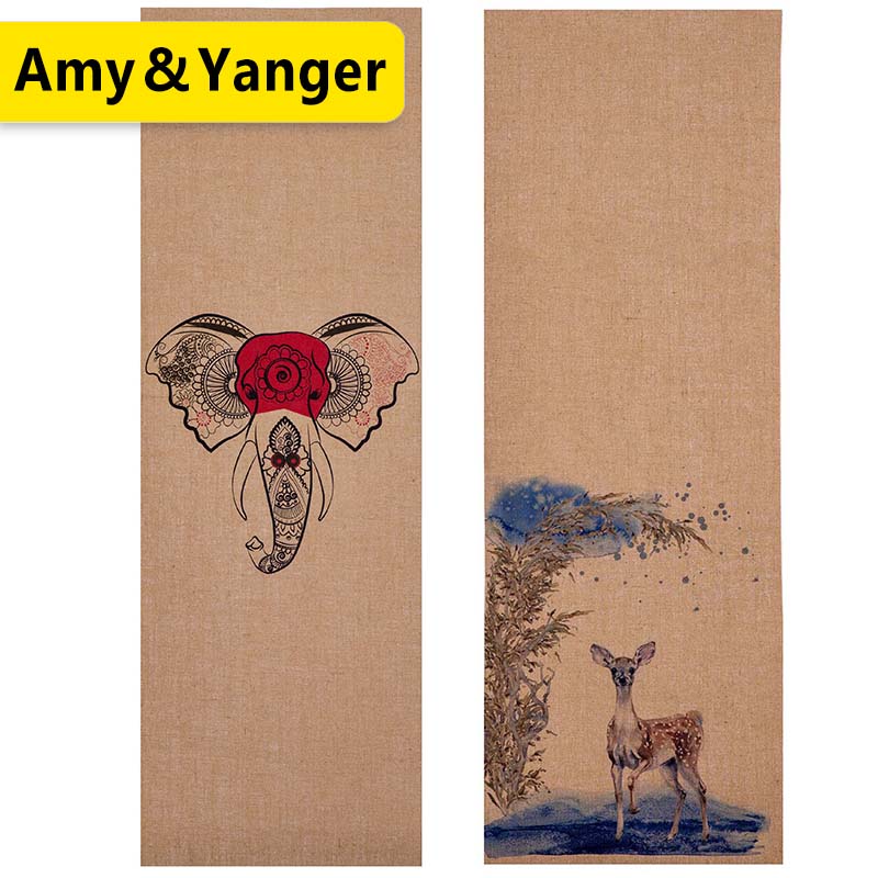 Durable carry strap natural jute yoga mat