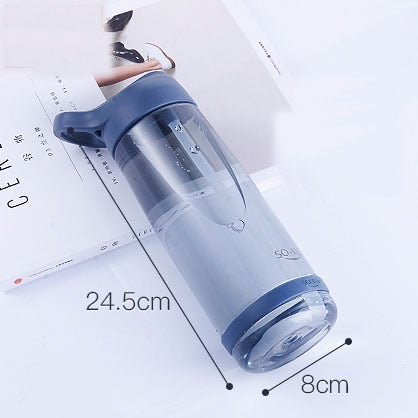 1000ml Outdoor Water Bottle with Straw