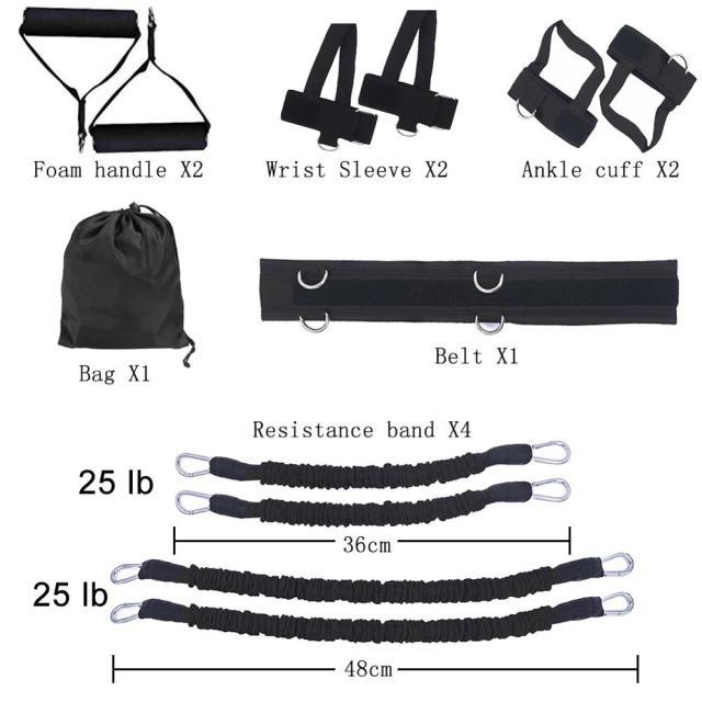 Bouncing Strength Resistance Bands Set - Medibolic