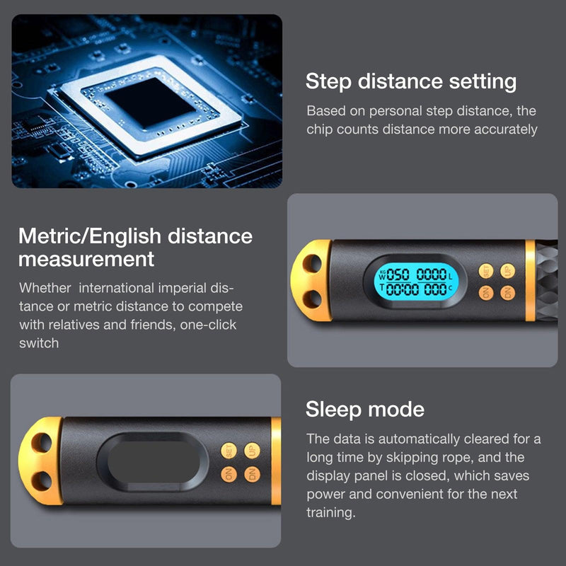 Speed Counter Digital Jump Rope - Medibolic