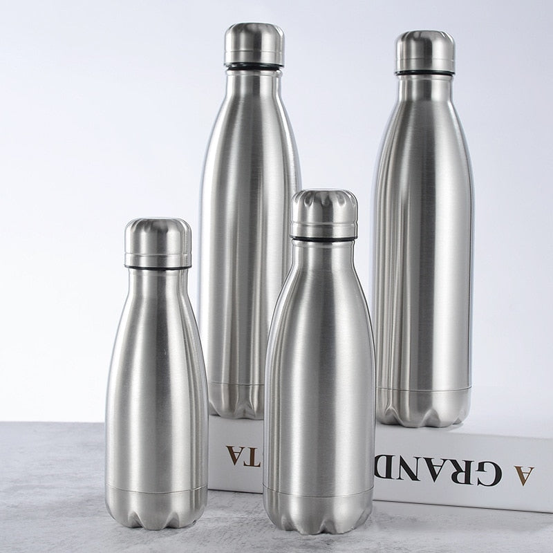 500/1000ml Stainless Steel Water Bottle