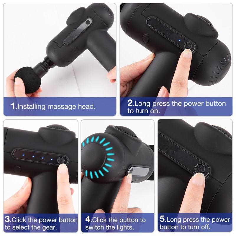 4 Gear Mini Massage Gun - Medibolic