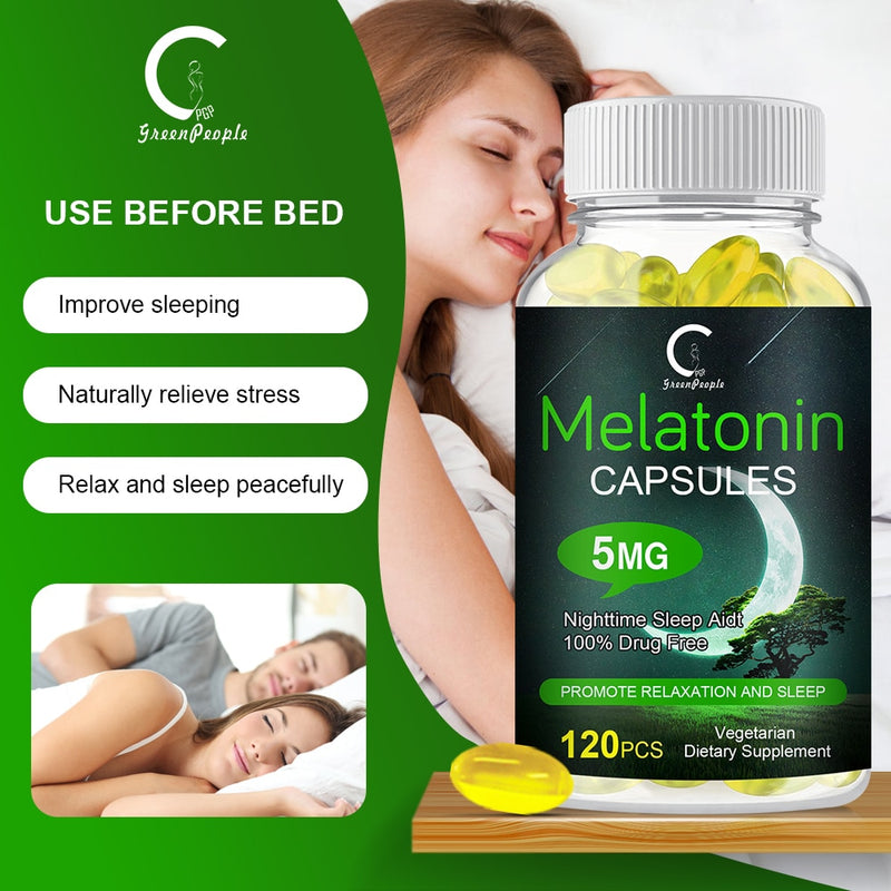 5Mg Melatonin Capsules Vitamin