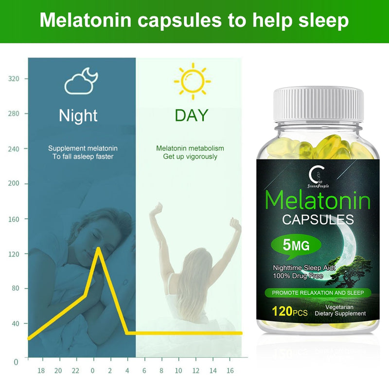 5Mg Melatonin Capsules Vitamin