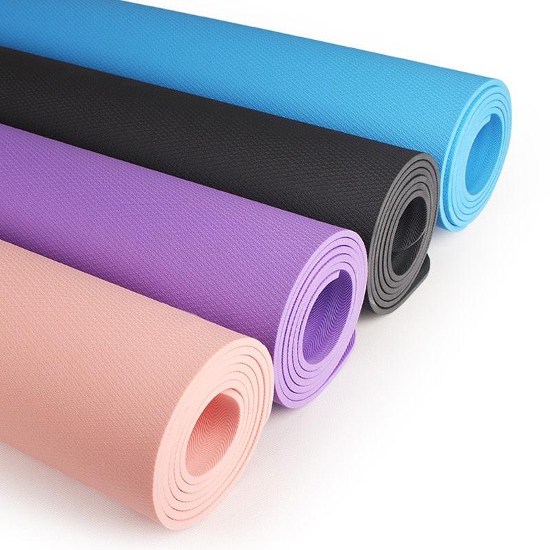 6mm Yoga Mat For Beginner With Position Line - Medibolic