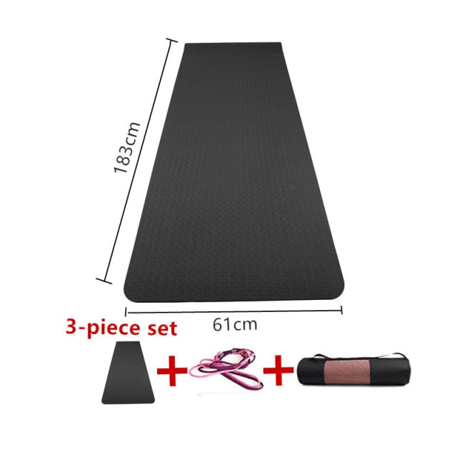 1830 * 610 * 6mm TPE two-color yoga mat