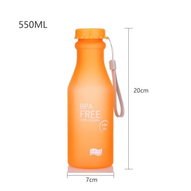 550ML BAP FREE  Unbreakable Water Bottle - Medibolic