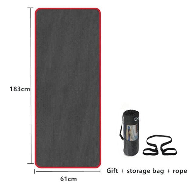 183*61*1cm Extra Thick yoga mat - Medibolic