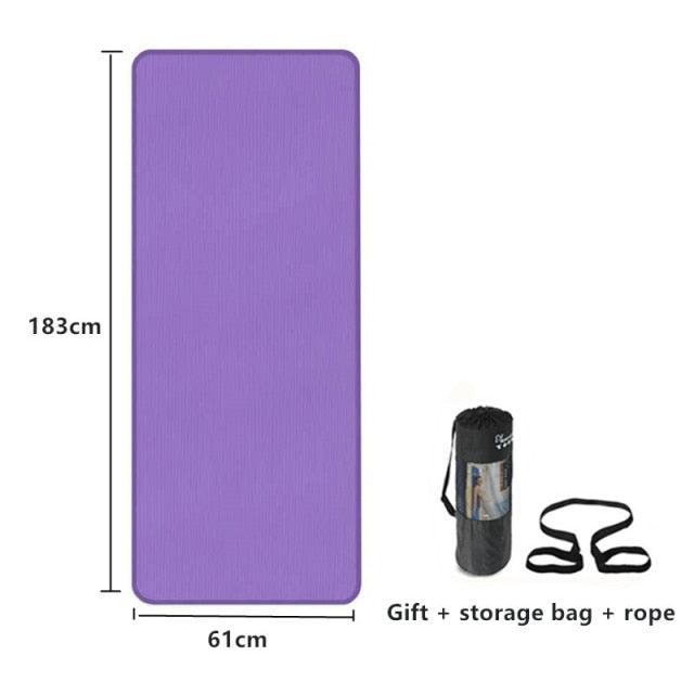 183*61*1cm Extra Thick yoga mat - Medibolic