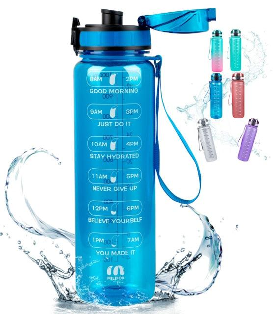 32oz Motivational Water Bottle with Time Marker - Medibolic