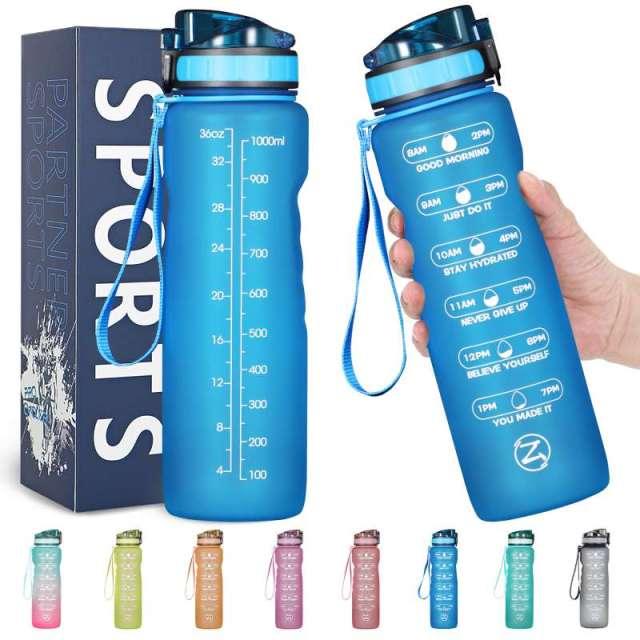 32oz Motivational Water Bottle with Time Marker - Medibolic