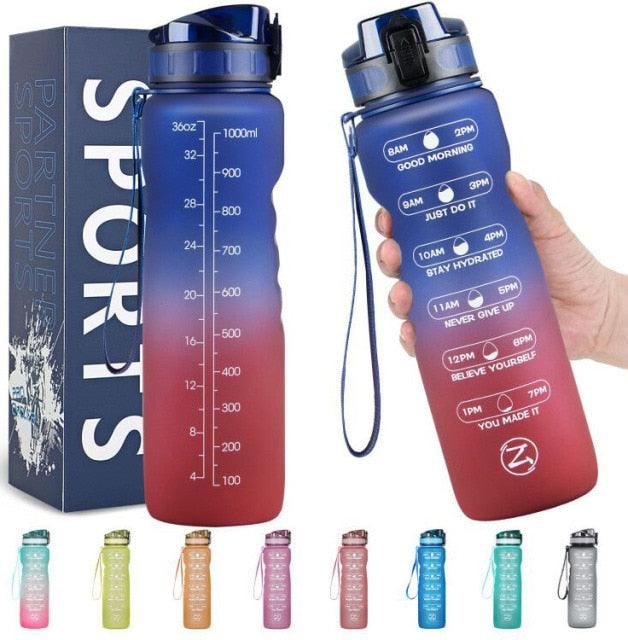 32oz Motivational Water Bottle with Time Marker - Medibolic