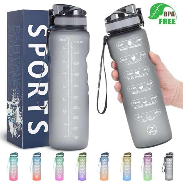 32oz Motivational Water Bottle with Time Marker - Medibolic