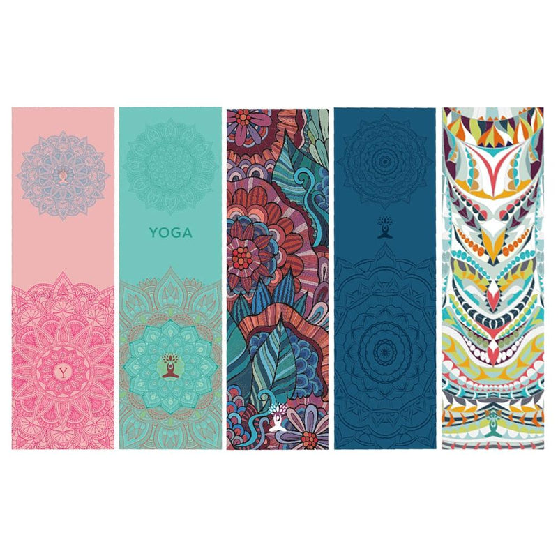 Portable Double Layer Printed Yoga Mat - Medibolic