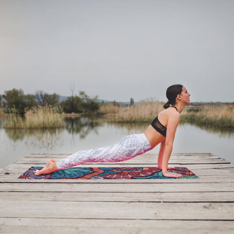 Portable Double Layer Printed Yoga Mat - Medibolic