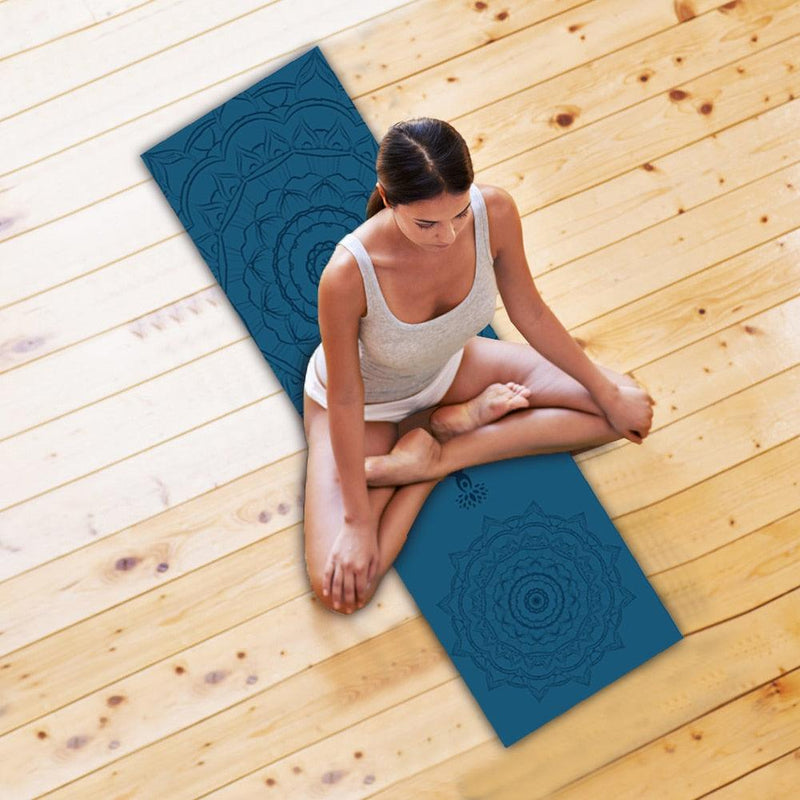 Portable Double Layer Printed Yoga Mat - Medibolic