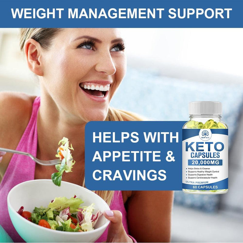 60pcs Keto Capsules Weight Loss Diet Supplement - Medibolic