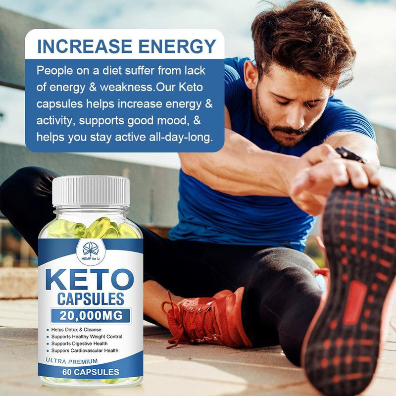 60pcs Keto Capsules Weight Loss Diet Supplement - Medibolic