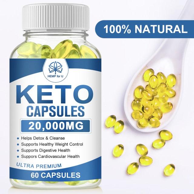 60pcs Keto Capsules Weight Loss Diet Supplement - Medibolic