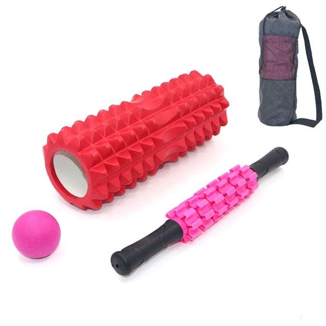 Yoga Column Fitness Equipment Pilates Foam Roller