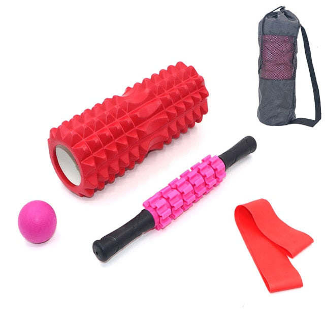 Yoga Column Fitness Equipment Pilates Foam Roller