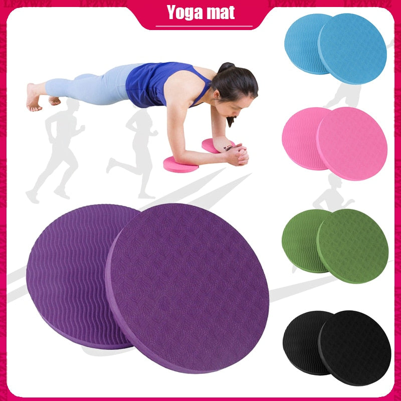 2PCS/Set Portable Small Round Knee Pad