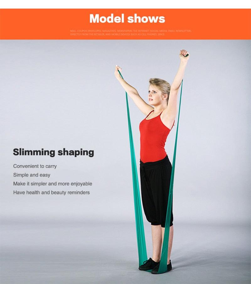 Colorful Pilates Elastic Latex Yoga TheraBand - Medibolic