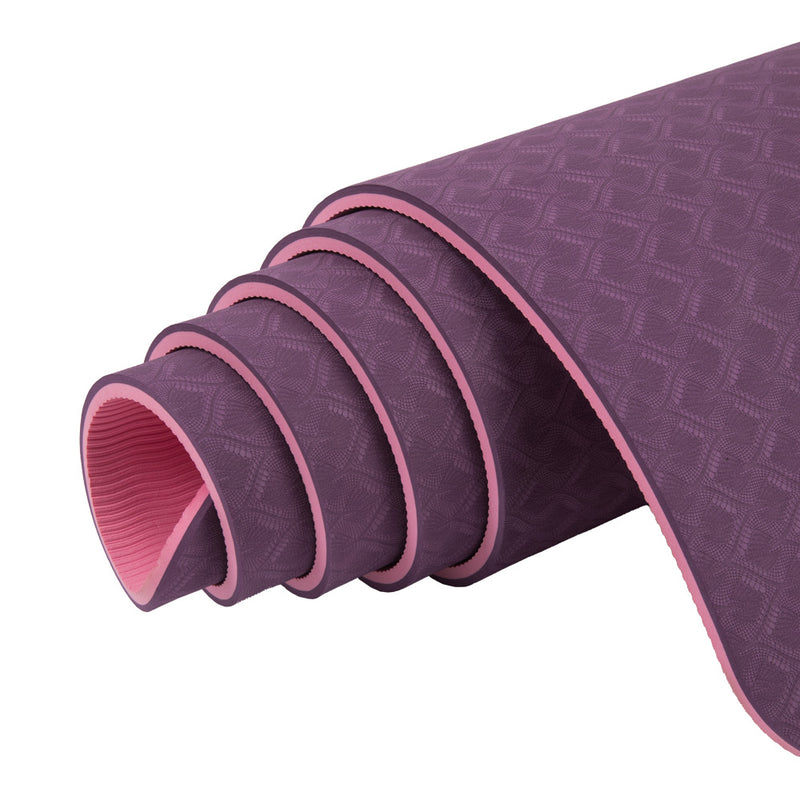 1830 * 610 * 6mm TPE two-color yoga mat